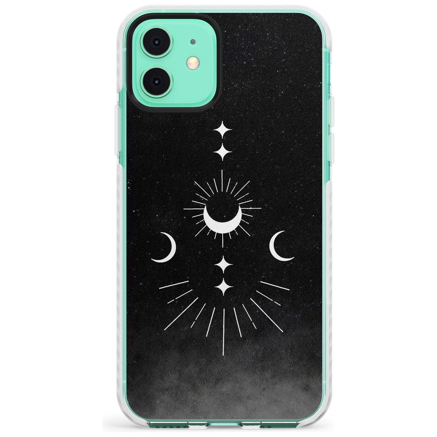Small Moon Mandala Slim TPU Phone Case for iPhone 11