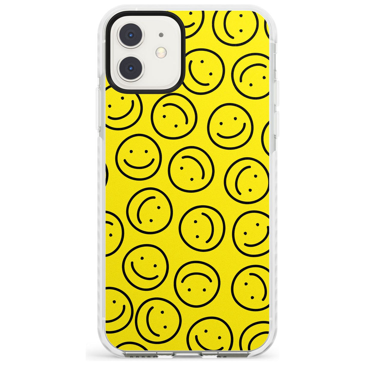 Happy Face Pattern iPhone Case  Impact Case Phone Case - Case Warehouse