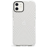 Abstract Lines: Circles Slim TPU Phone Case for iPhone 11