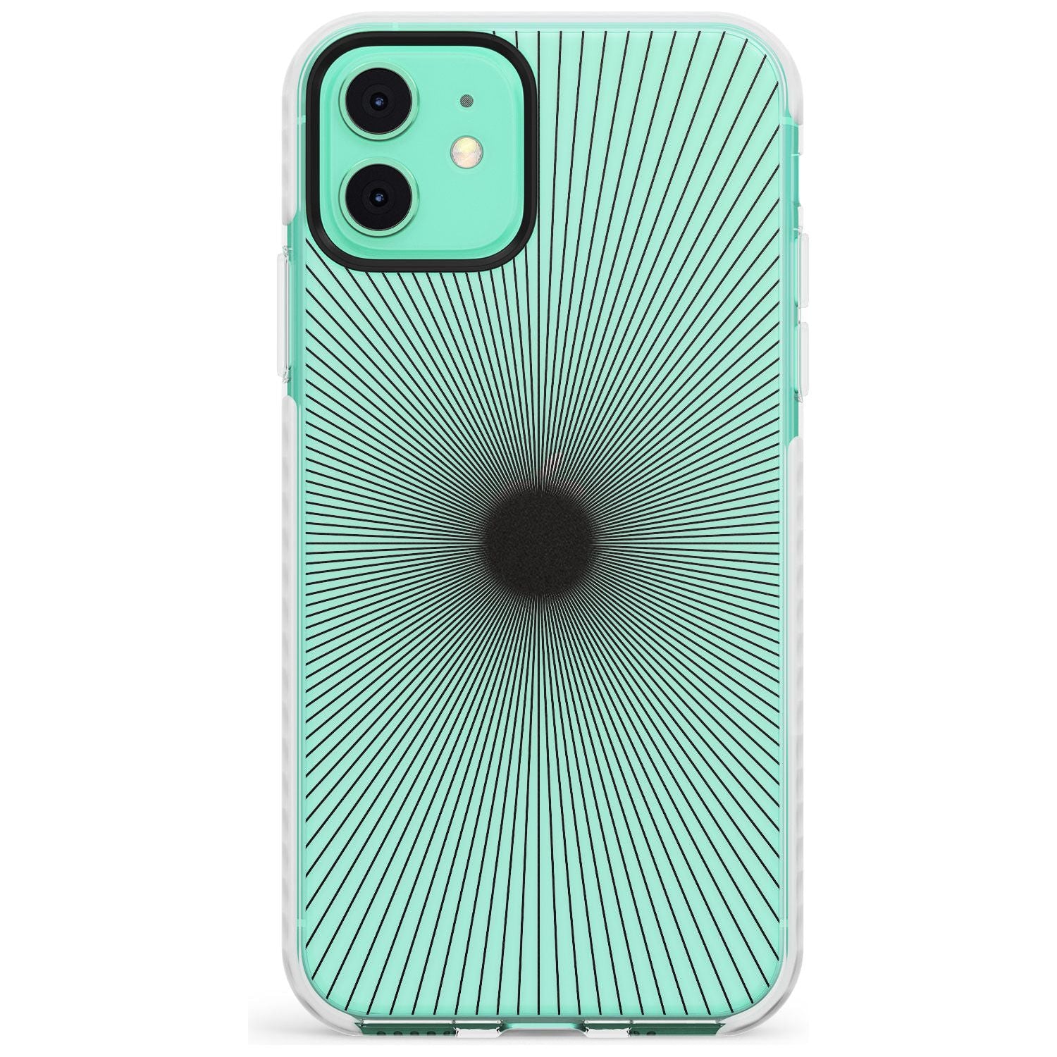 Abstract Lines: Sunburst Slim TPU Phone Case for iPhone 11