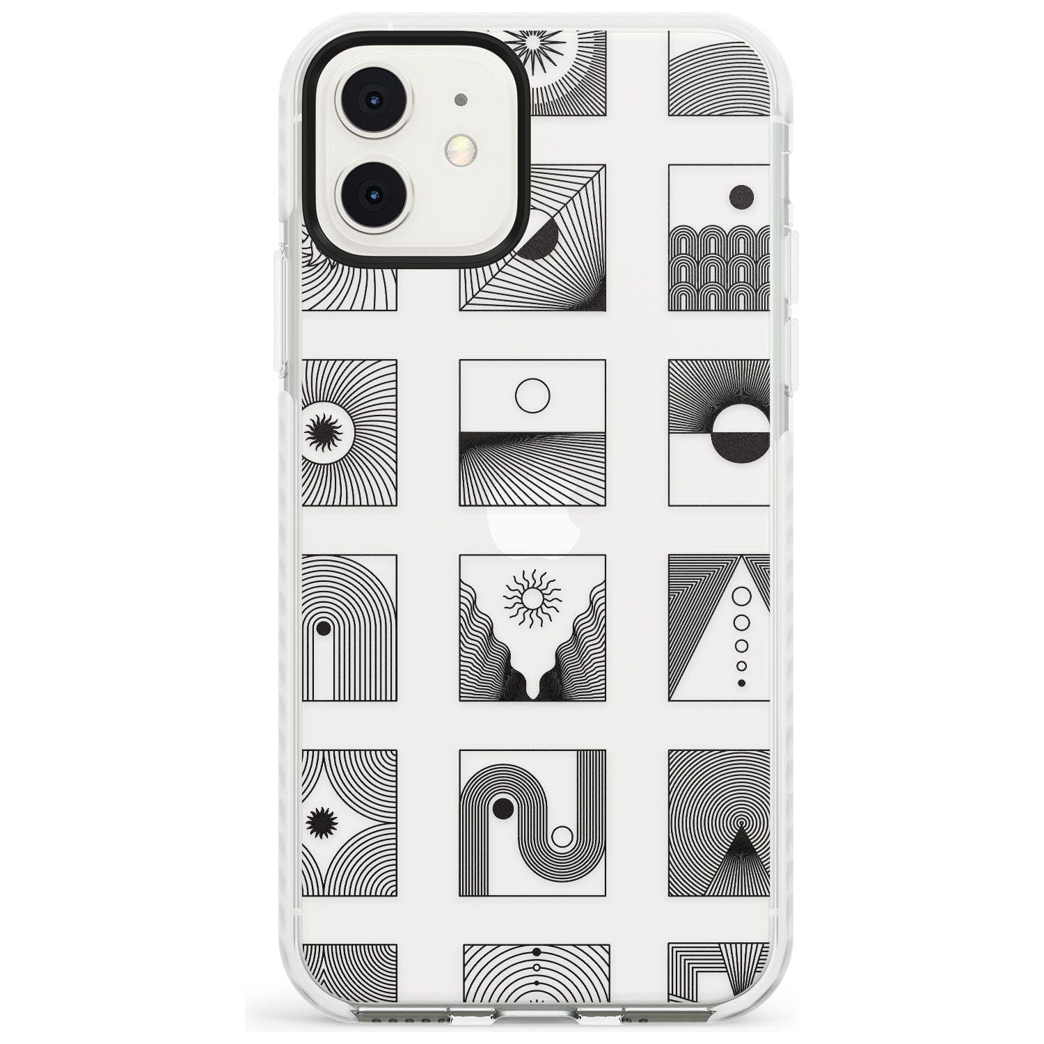 Abstract Lines: Mixed Pattern #2 Slim TPU Phone Case for iPhone 11