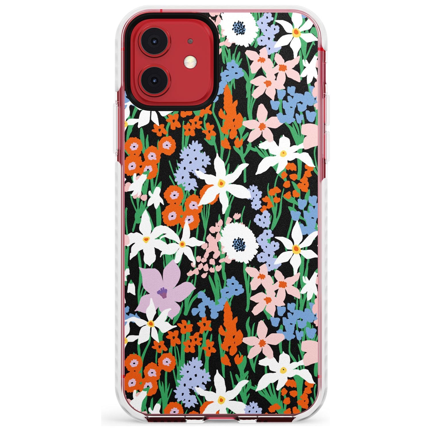 Springtime Meadow: Solid Slim TPU Phone Case for iPhone 11