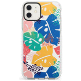 Abstract Leaves Impact Phone Case for iPhone 11, iphone 12