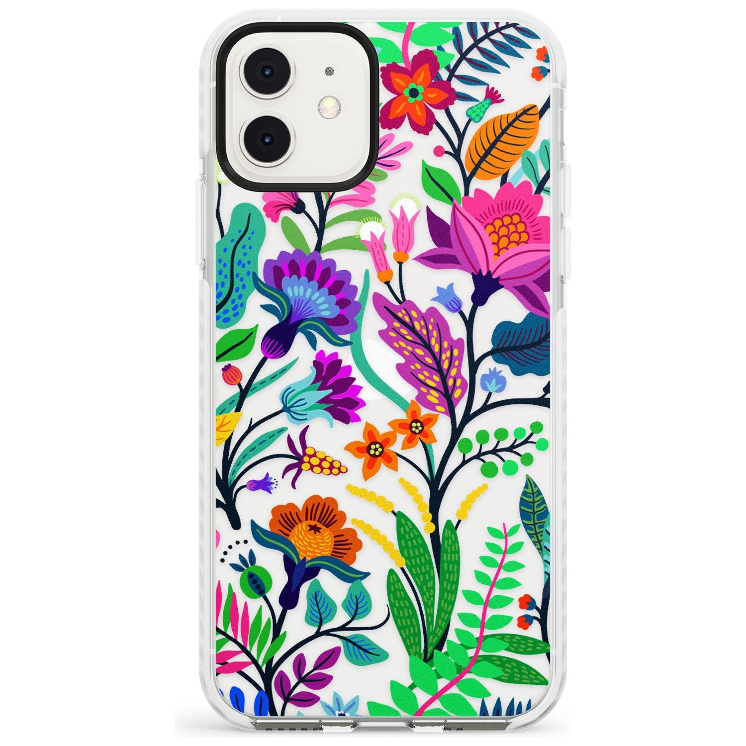 Floral Vibe Impact Phone Case for iPhone 11