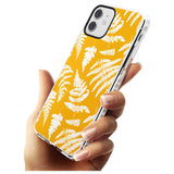 Fern Pattern on Yellow Impact Phone Case for iPhone 11