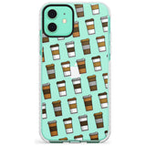 Coffee Cup Pattern Impact Phone Case for iPhone 11