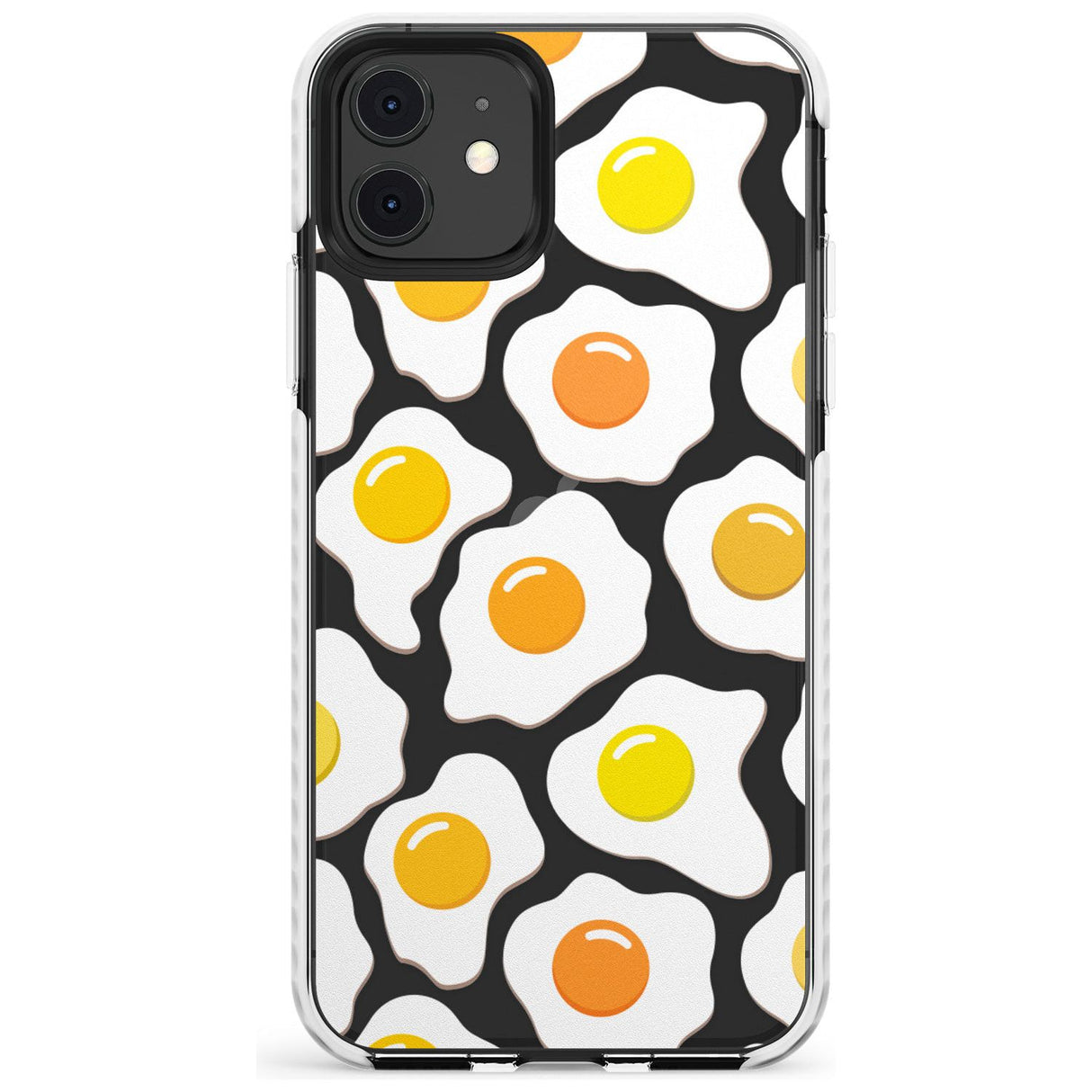 Fried Egg Pattern Impact Phone Case for iPhone 11