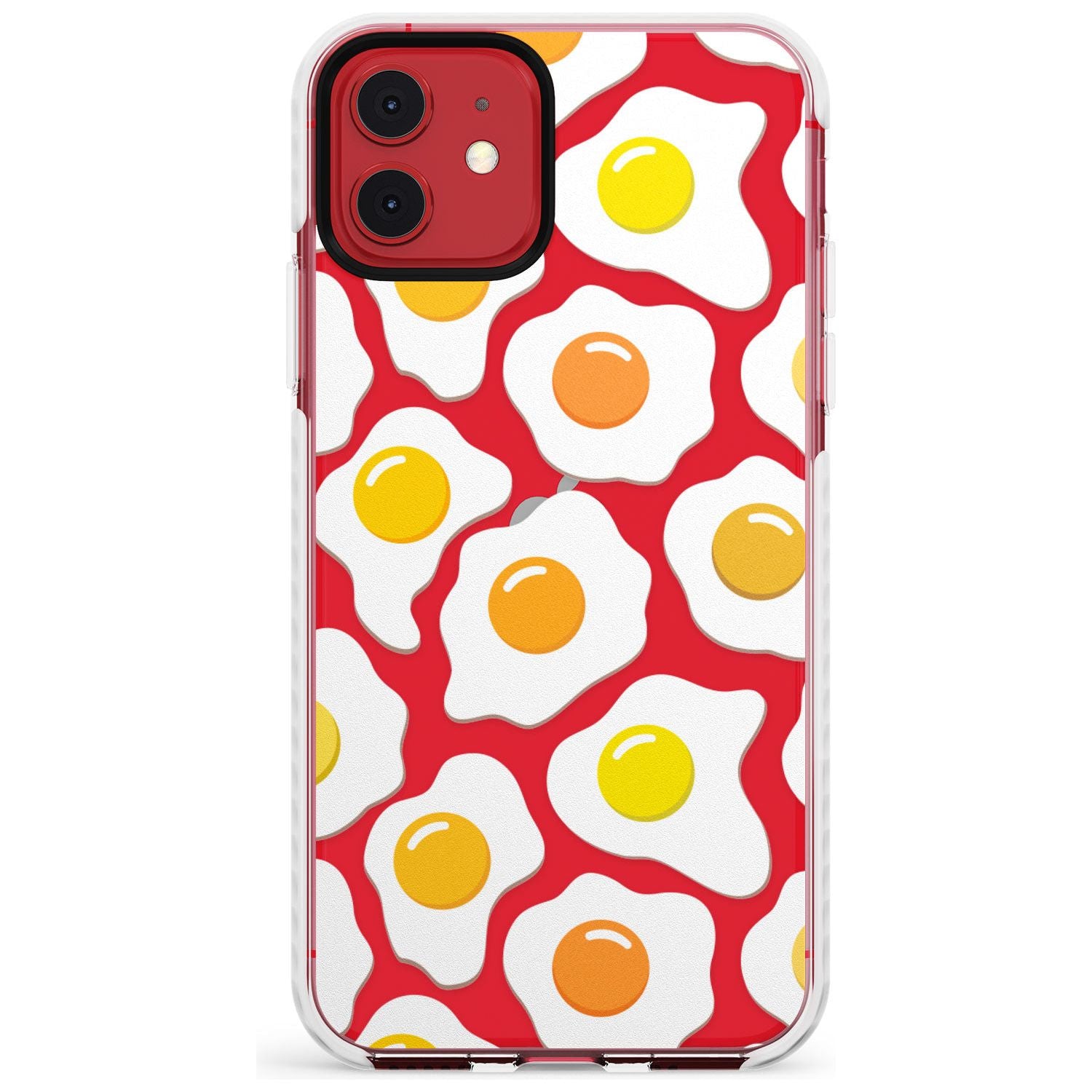 Fried Egg Pattern Impact Phone Case for iPhone 11