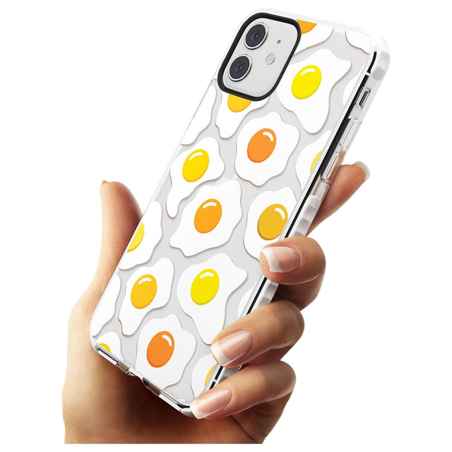 Fried Egg Pattern Impact Phone Case for iPhone 11