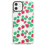 Strawberry Pattern iPhone Case  Impact Case Phone Case - Case Warehouse