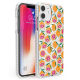 Blood Orange Fruit Pattern Transparent Phone Case iPhone 11 / Impact Case,iPhone 12 / Impact Case,iPhone 12 Mini / Impact Case Blanc Space