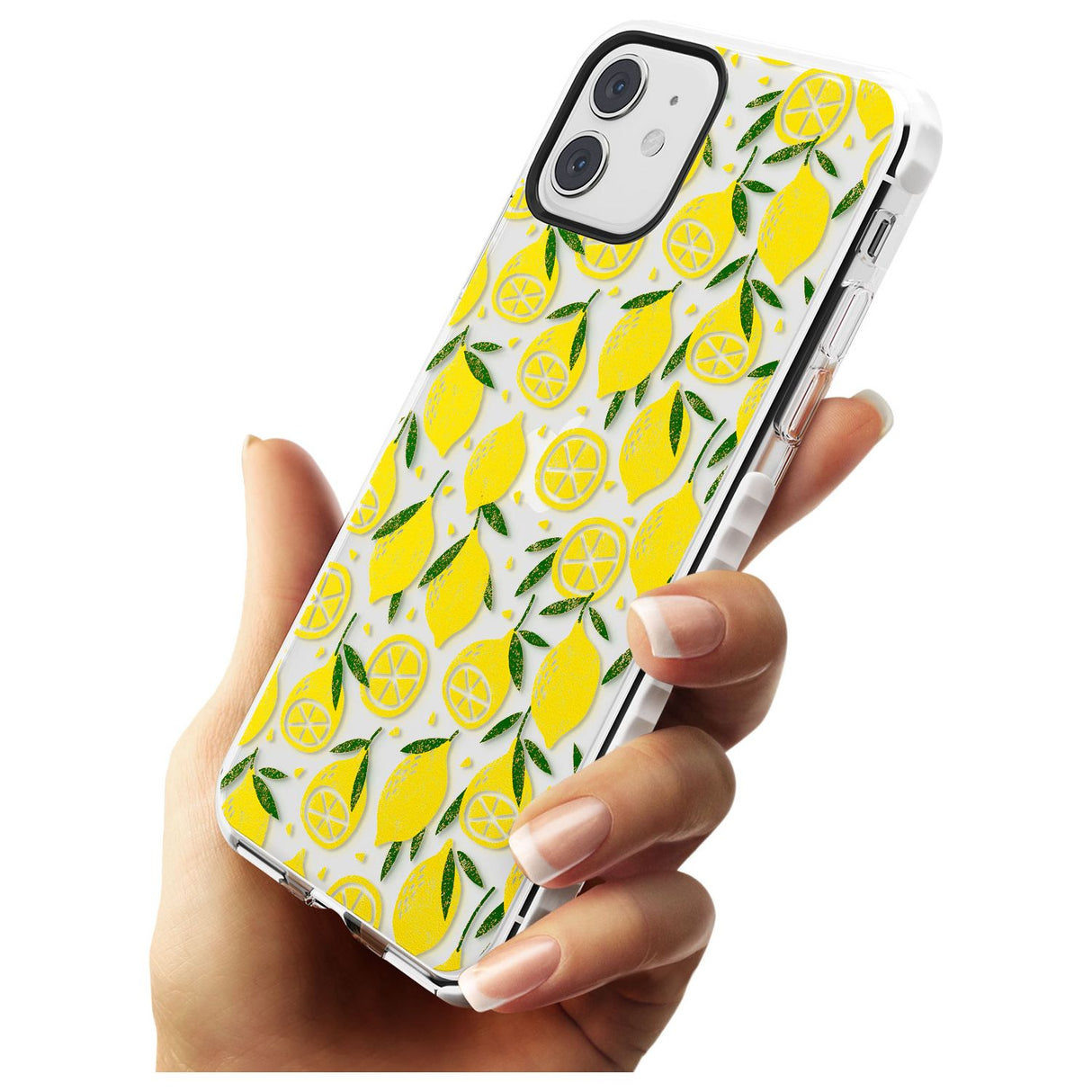 Bright Lemon Fruity Pattern iPhone Case   Phone Case - Case Warehouse