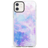 Light Blue Galaxy Pattern Design Impact Phone Case for iPhone 11