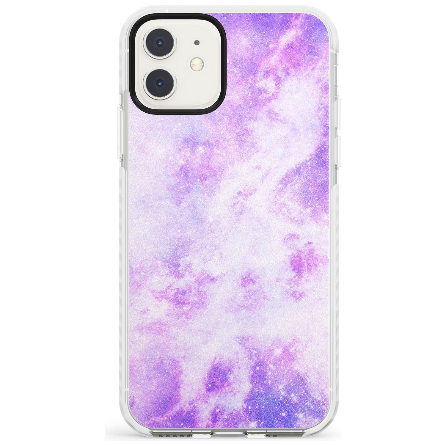 Purple Galaxy Pattern Design Impact Phone Case for iPhone 11