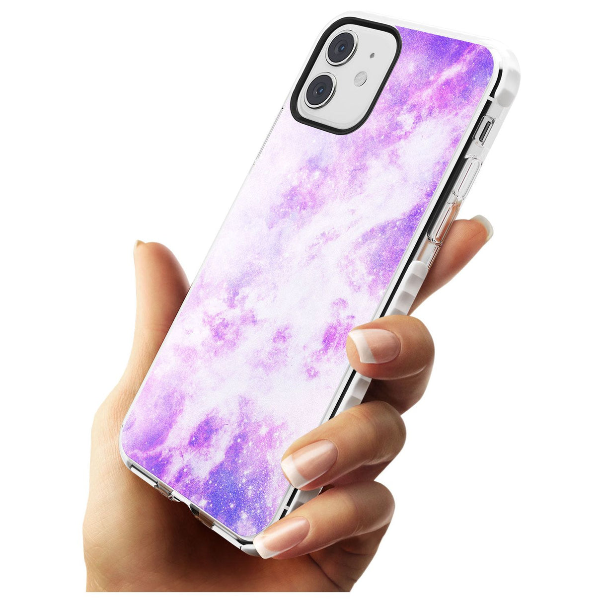 Purple Galaxy Pattern Design Impact Phone Case for iPhone 11