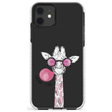 Think Pink Giraffe Impact Phone Case for iPhone 11