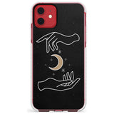 Hands Surrounding Moon Slim TPU Phone Case for iPhone 11