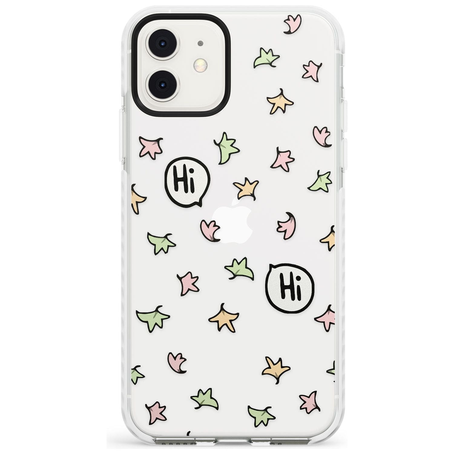 Heartstopper Leaves Pattern Impact Phone Case for iPhone 11
