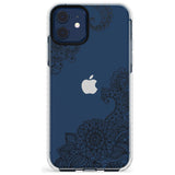 Black Henna Botanicals Impact Phone Case for iPhone 11