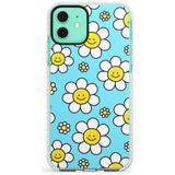 Daisy Faces Kawaii Pattern Impact Phone Case for iPhone 11