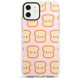 Bread Faces Kawaii Pattern Impact Phone Case for iPhone 11