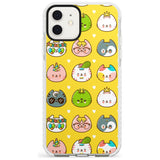 Mythical Cats Kawaii Pattern Impact Phone Case for iPhone 11