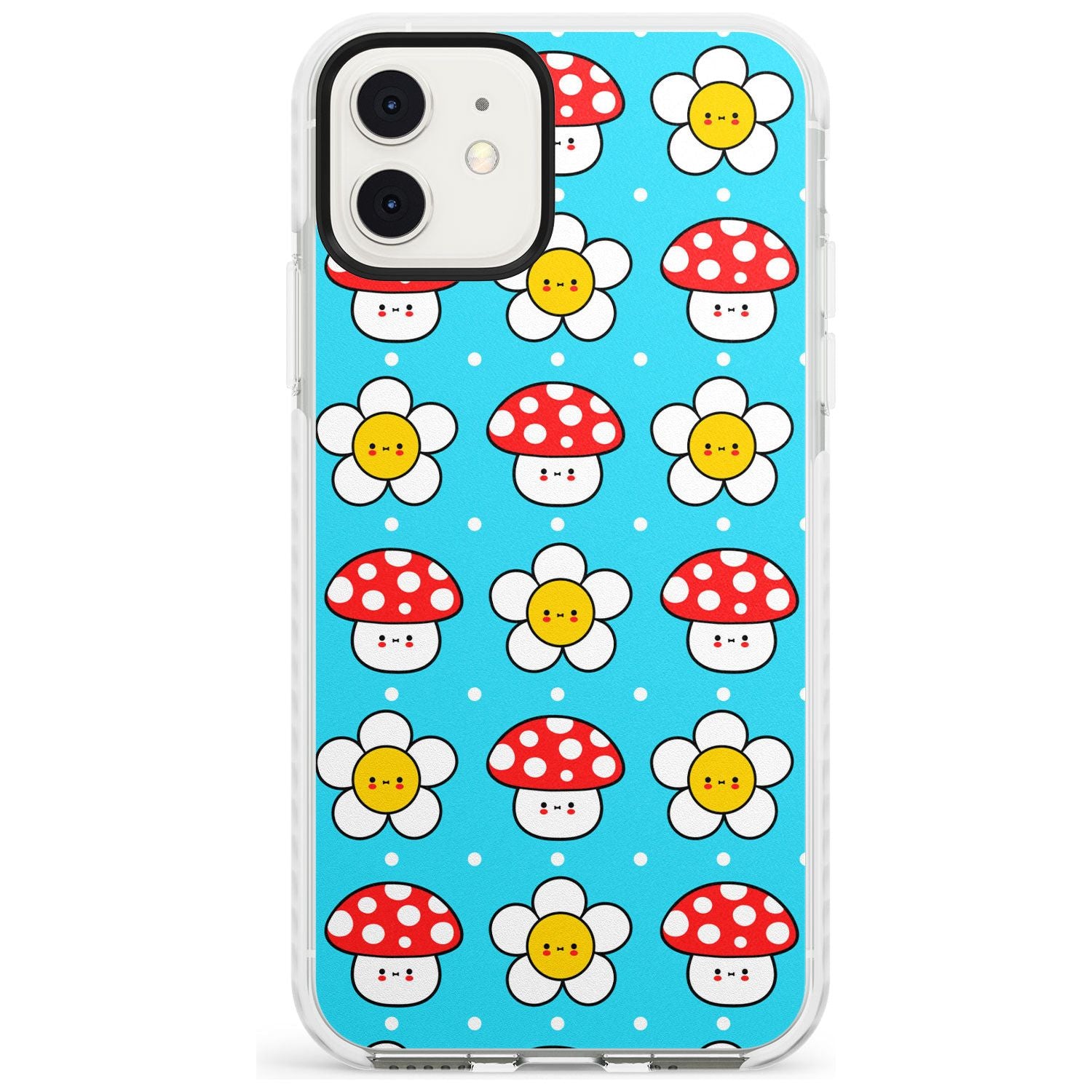 Shroom Bunnies Kawaii Pattern Impact Phone Case for iPhone 11