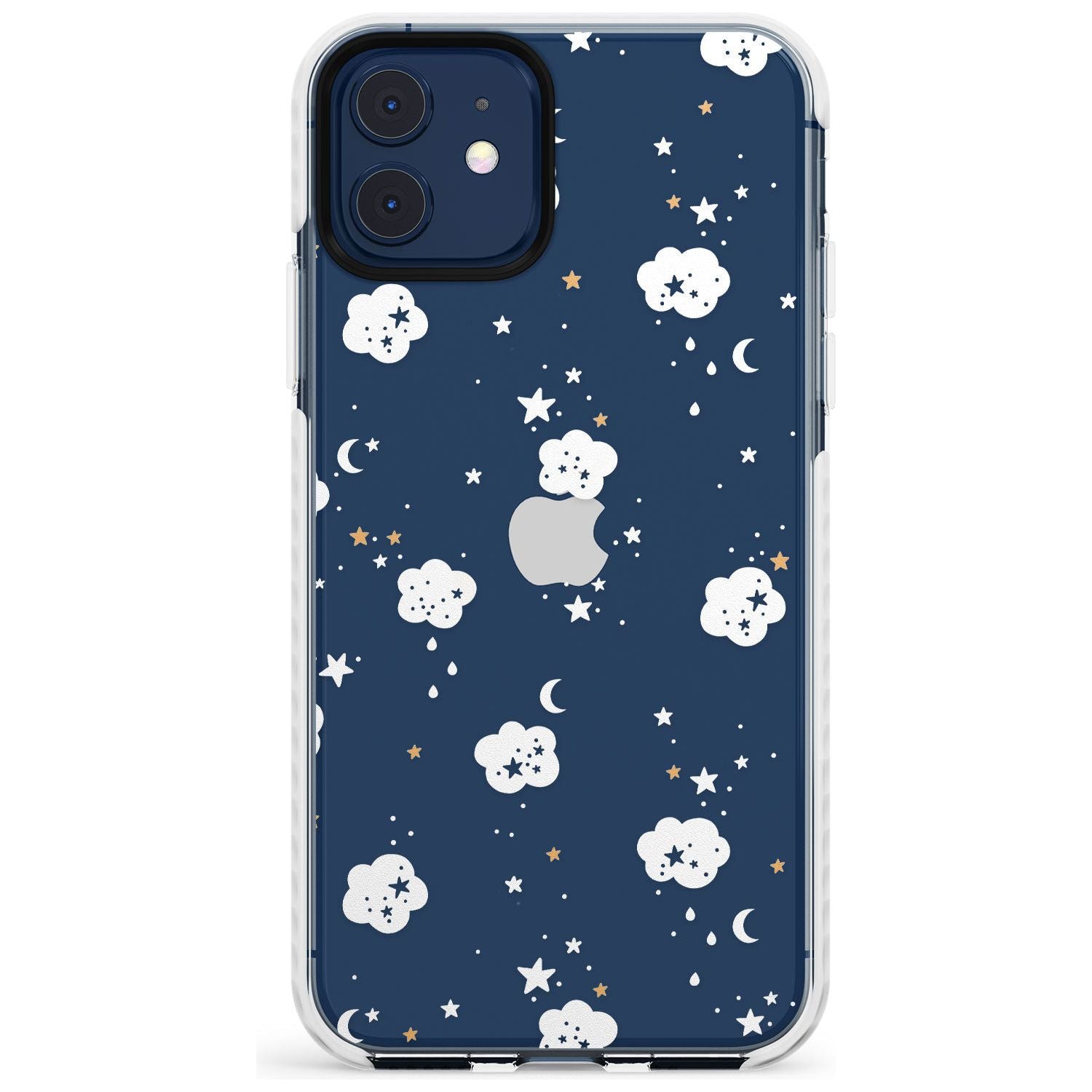 Stars & Clouds Slim TPU Phone Case for iPhone 11