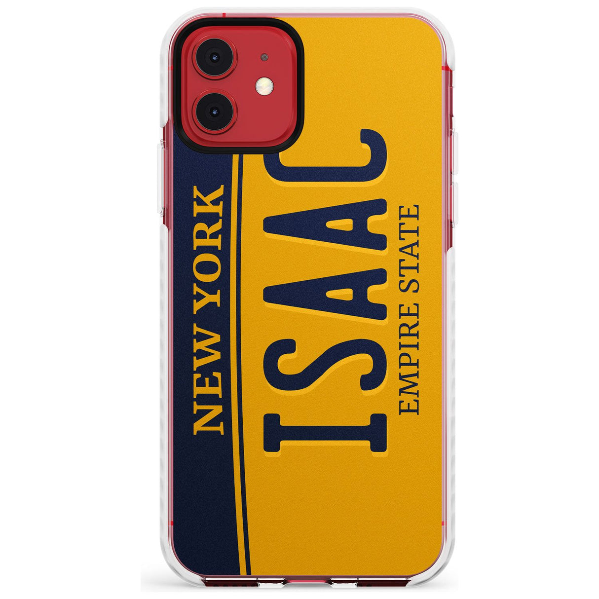 New York License Plate Slim TPU Phone Case for iPhone 11