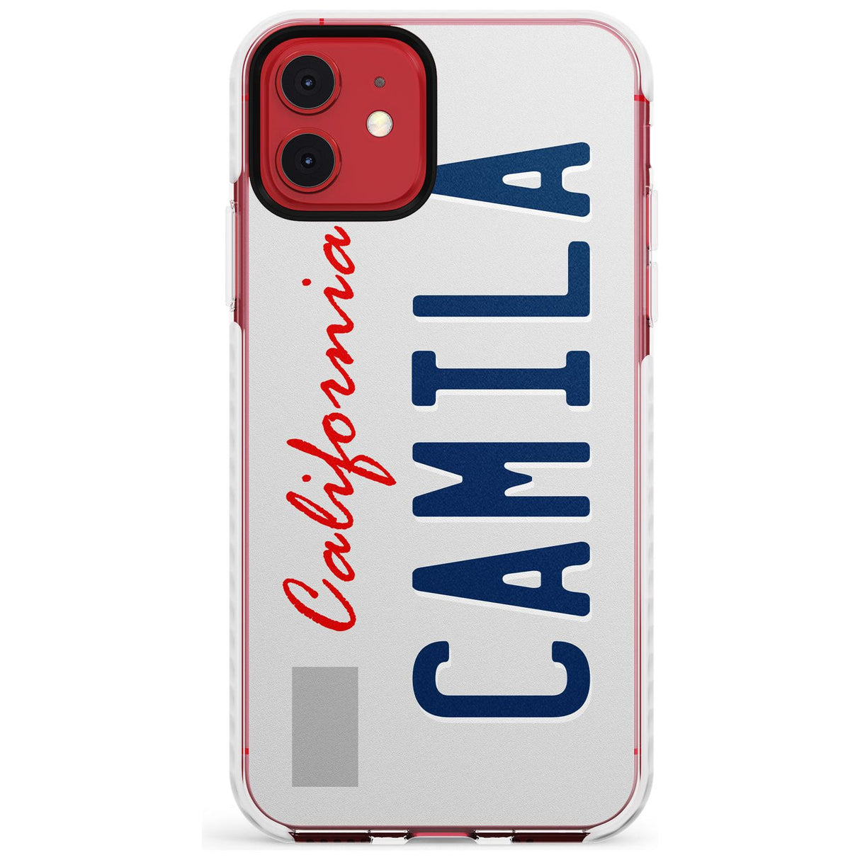 California License Plate Slim TPU Phone Case for iPhone 11