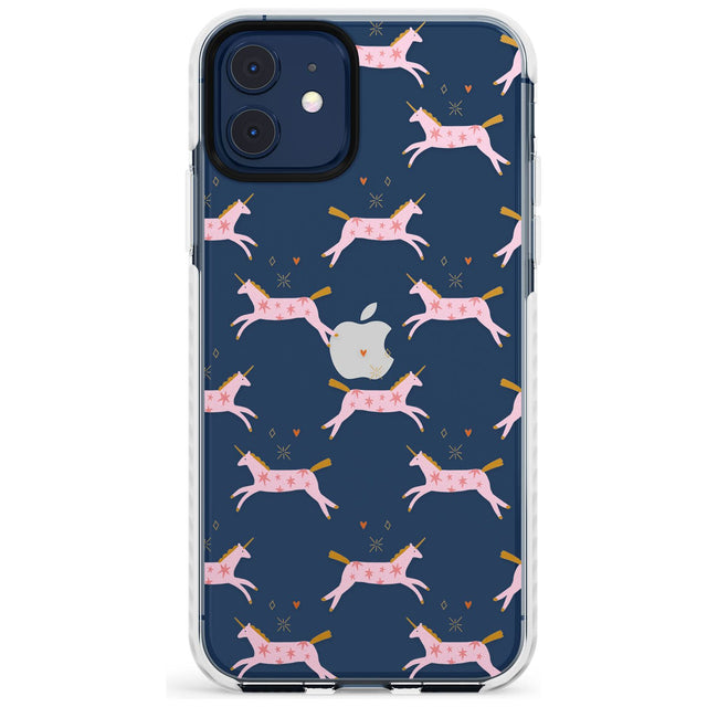 Pink Unicorns Slim TPU Phone Case for iPhone 11