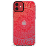 Large Rainbow Mandala Transparent Design Slim TPU Phone Case for iPhone 11