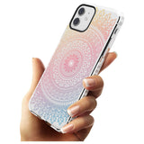 Large Rainbow Mandala Transparent Design Slim TPU Phone Case for iPhone 11