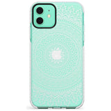 Large White Mandala Transparent Design Slim TPU Phone Case for iPhone 11