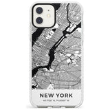 Map of New York, New York Impact Phone Case for iPhone 11