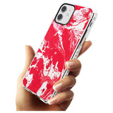 Red & White - Marbled Paper iPhone Case   Phone Case - Case Warehouse