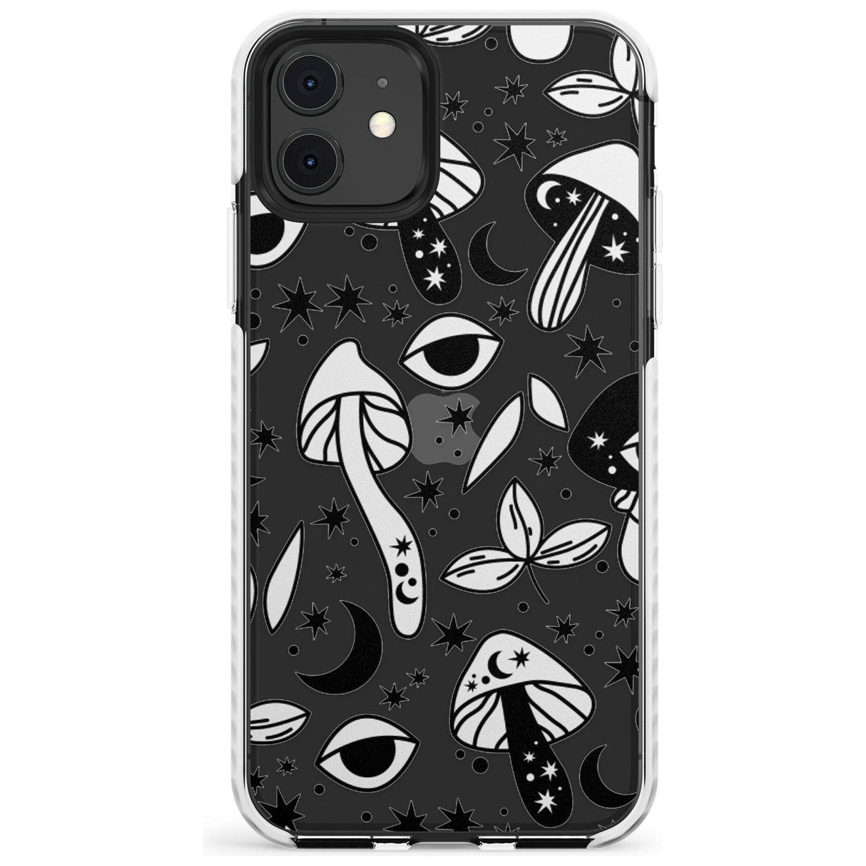 Psychedelic Mushrooms Pattern Impact Phone Case for iPhone 11