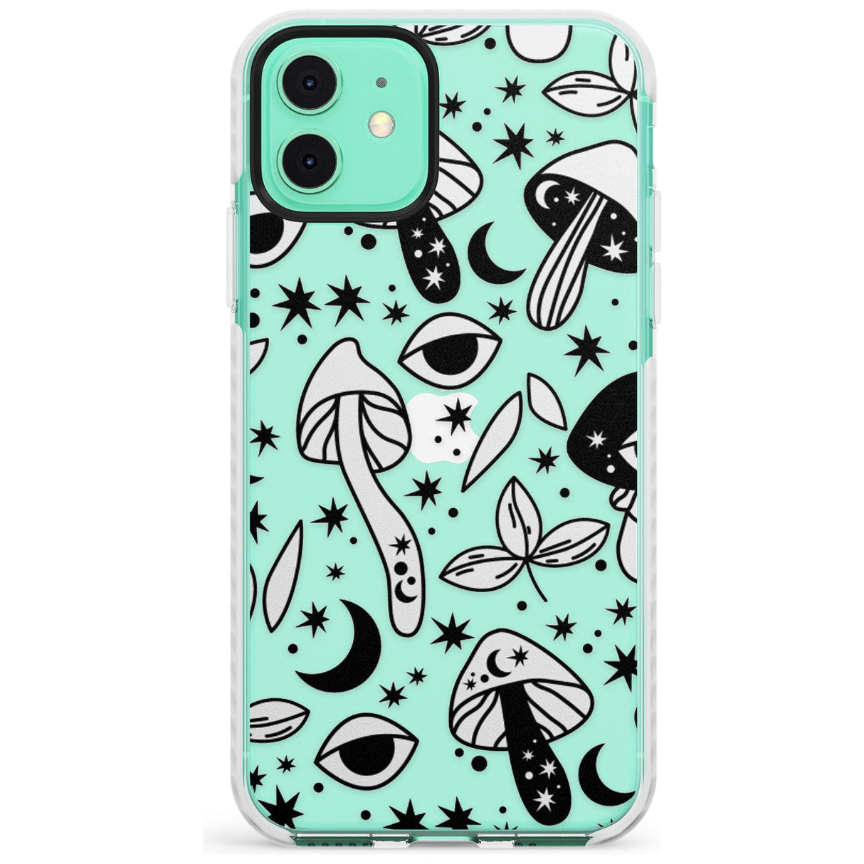 Psychedelic Mushrooms Pattern Impact Phone Case for iPhone 11