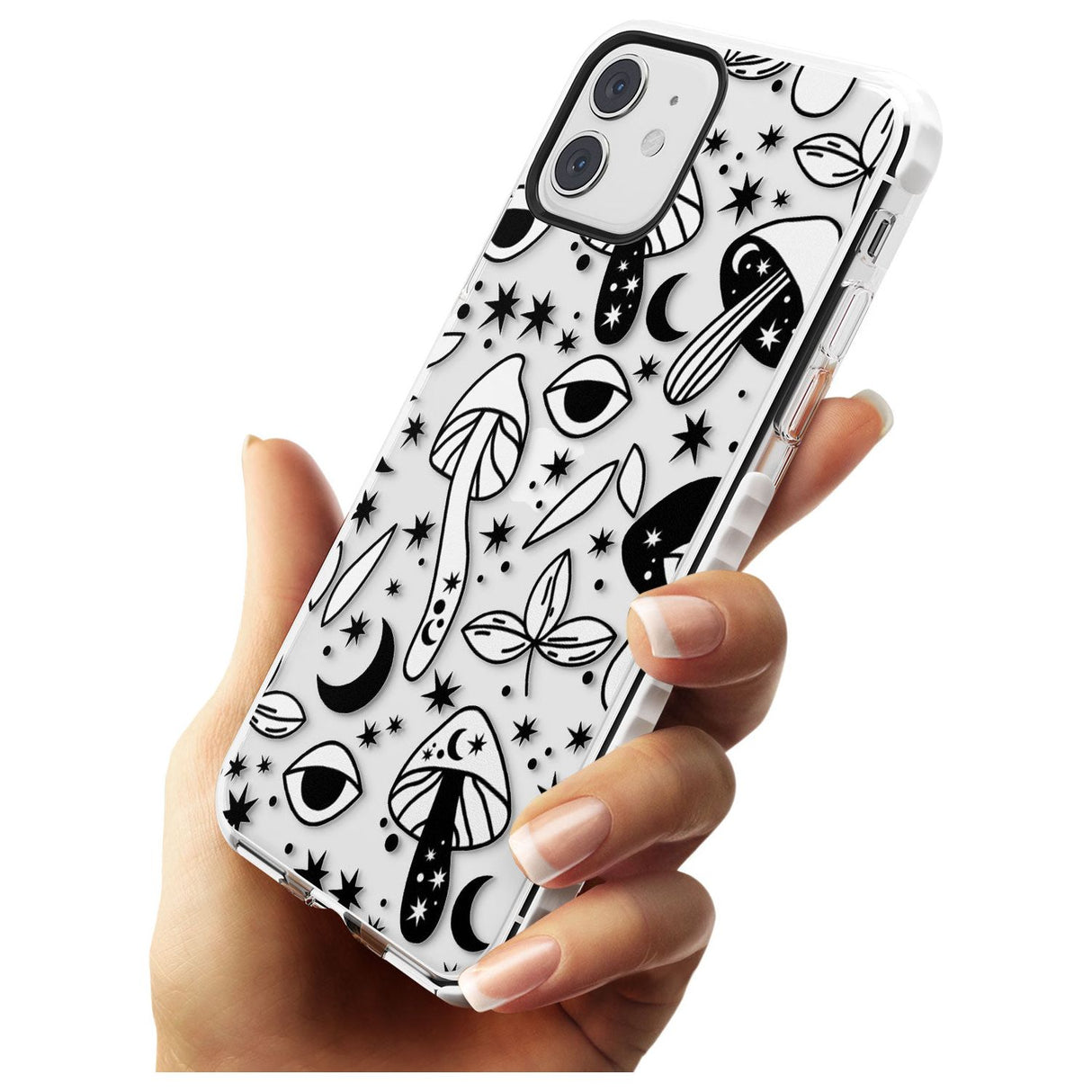 Psychedelic Mushrooms Pattern Impact Phone Case for iPhone 11