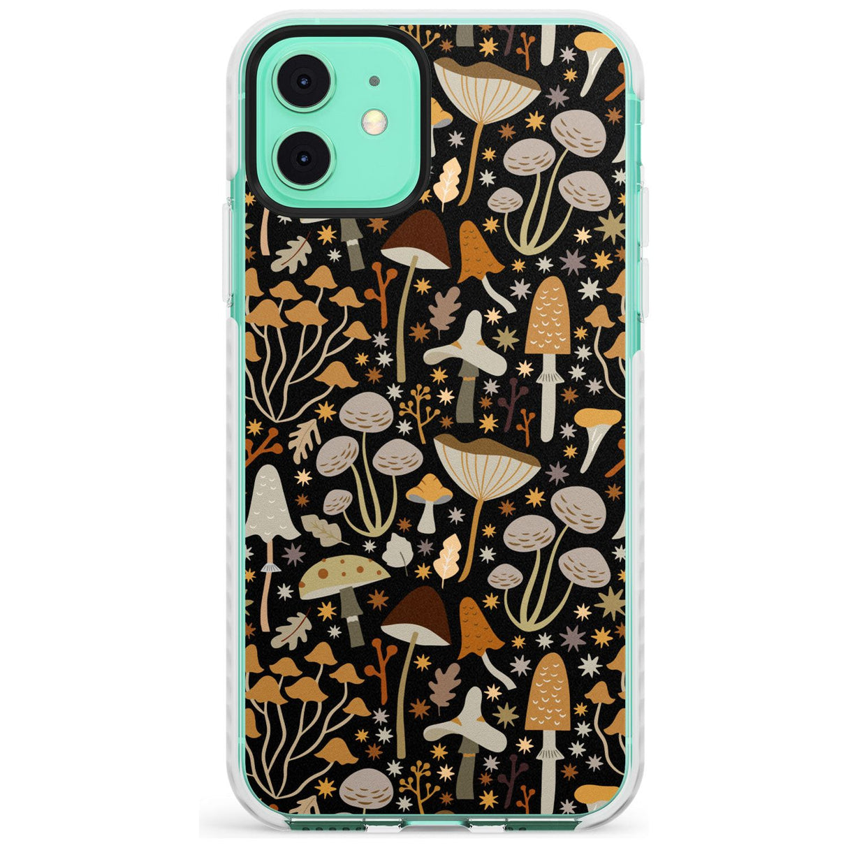 Sentimental Mushrooms Pattern Impact Phone Case for iPhone 11