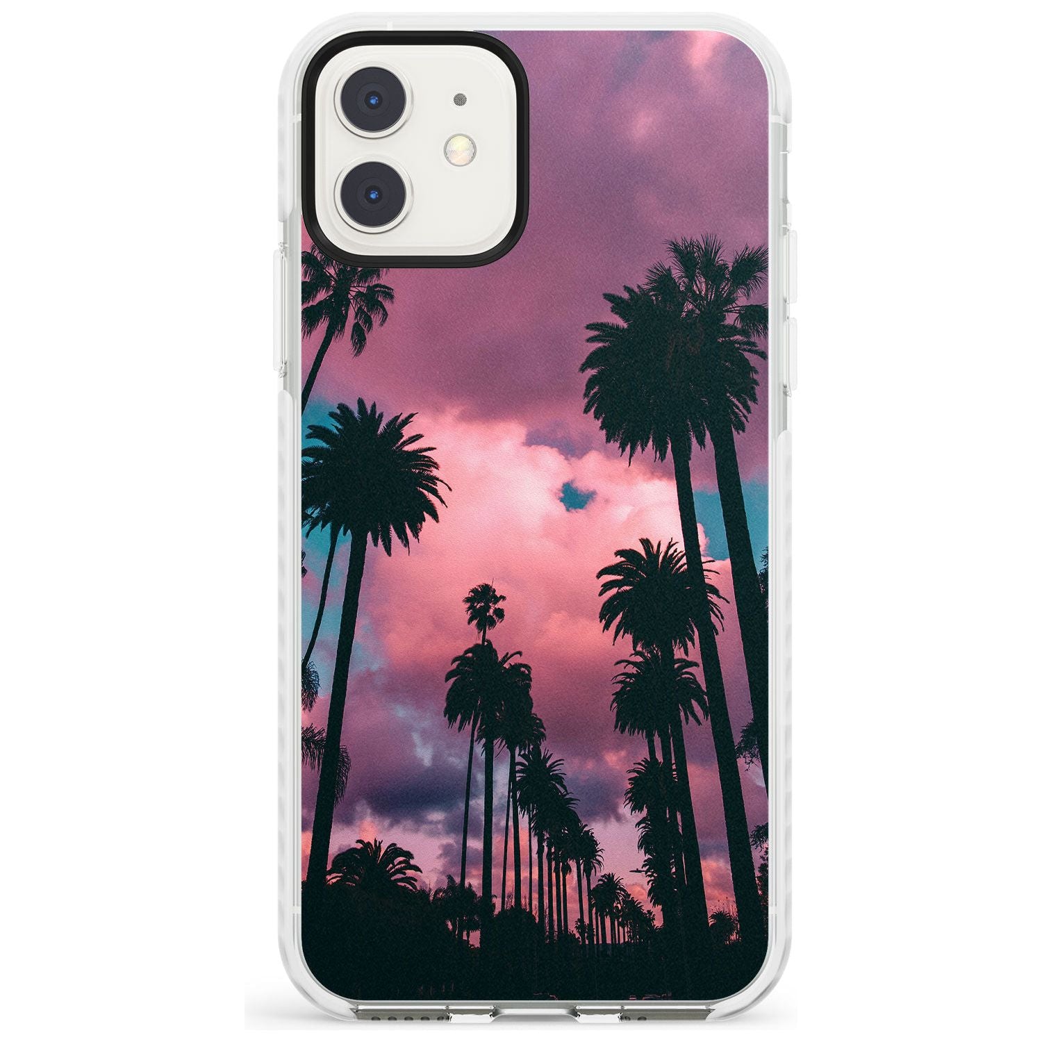 Palm Tree Sunset Photograph Impact Phone Case for iPhone 11