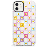 Daisy Squares Pattern Impact Phone Case for iPhone 11