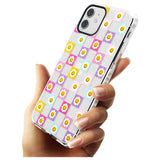 Daisy Squares Pattern Impact Phone Case for iPhone 11