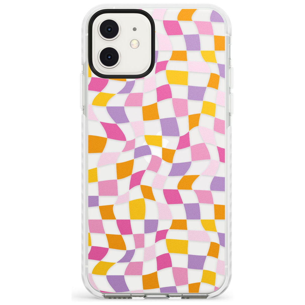 Wonky Squares Pattern Impact Phone Case for iPhone 11