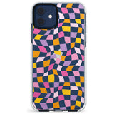 Wonky Squares Pattern Impact Phone Case for iPhone 11