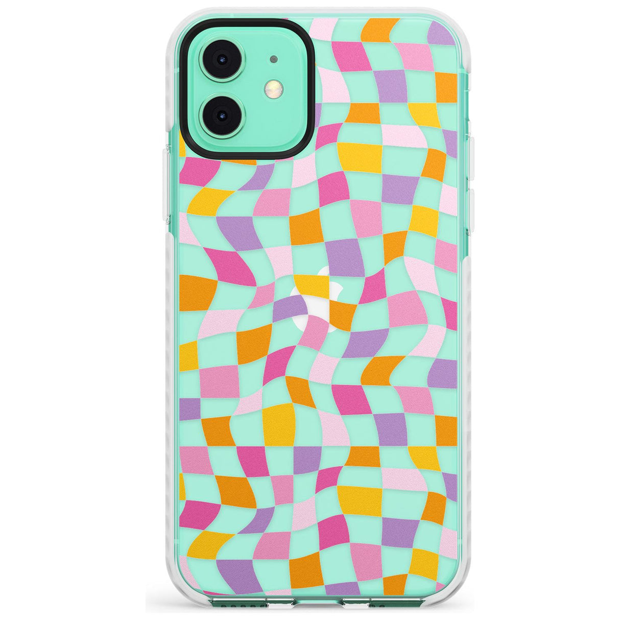 Wonky Squares Pattern Impact Phone Case for iPhone 11