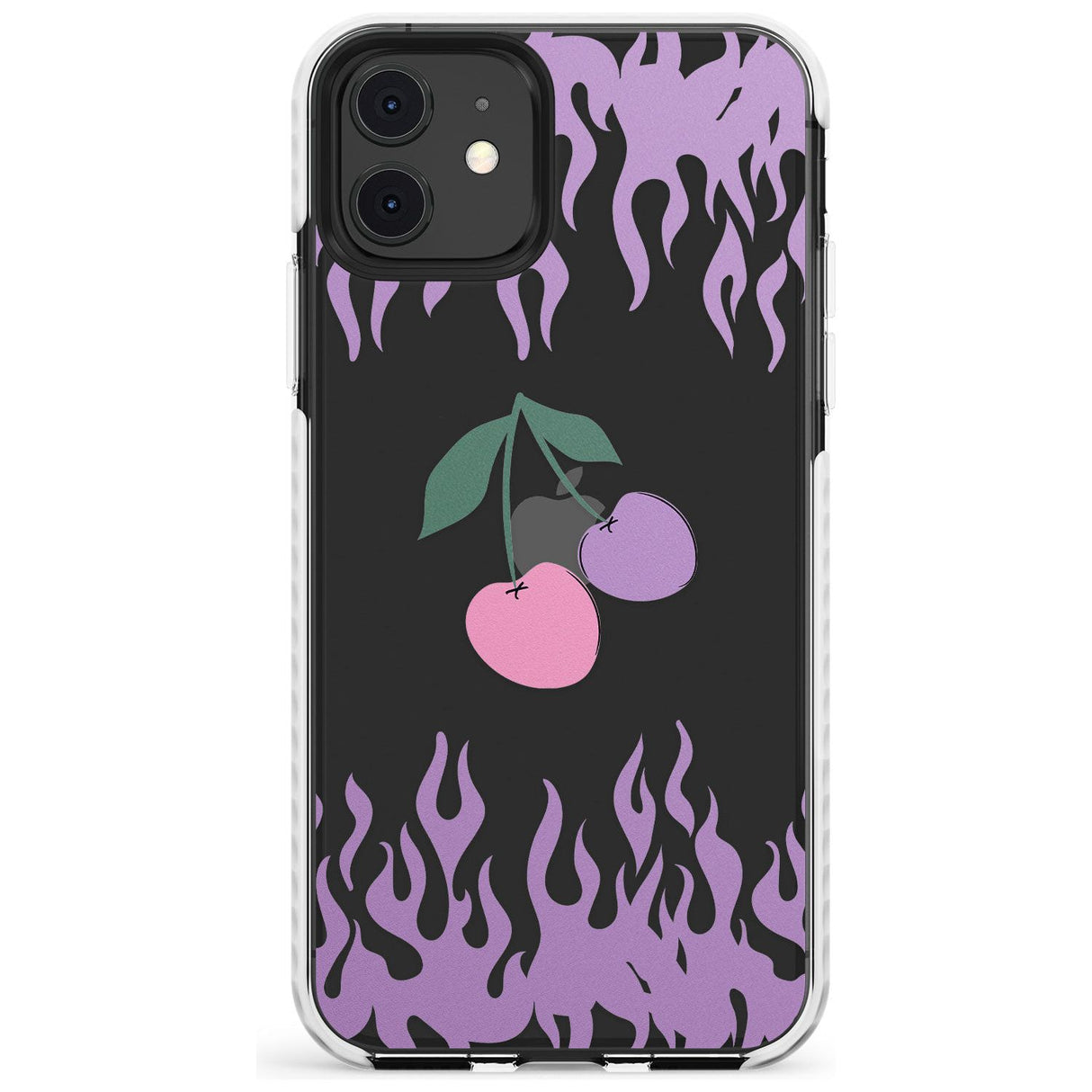 Cherries n' Flames Impact Phone Case for iPhone 11