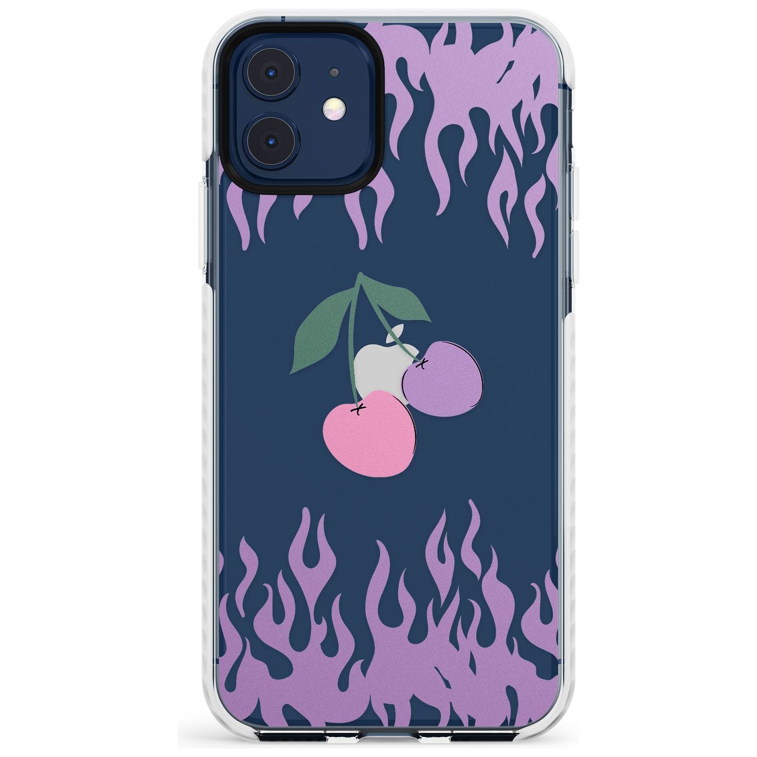 Cherries n' Flames Impact Phone Case for iPhone 11