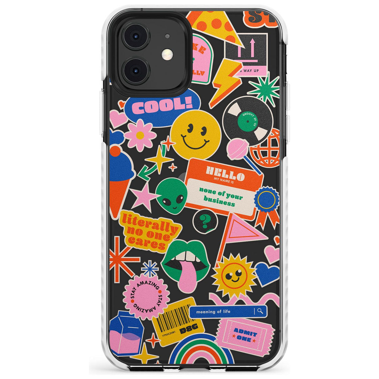 Nostalgic Stickers #1 Slim TPU Phone Case for iPhone 11