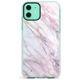 White, Pink & Purple Onyx Marble Texture Slim TPU Phone Case for iPhone 11